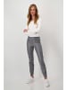 monari Kunstleren broek grijs