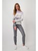 monari Kunstleren broek grijs