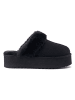 Mandel Slipper "Sabina" in Schwarz