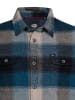Petrol Industries Blouse antraciet/blauw