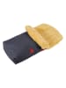 Kaiser Naturfellprodukte Voetenzak met lamsvacht "Natura" donkerblauw - (L)85 x (B)45 cm