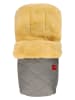 Kaiser Naturfellprodukte Voetenzak met lamsvacht "Natura" grijs - (L)85 x (B)45 cm