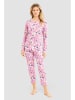 Rösch Pyjamatop roze/wit
