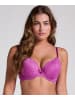 Hunkemöller Biustonosz push-up "Cattleya" w kolorze fioletowym
