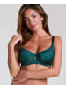 Hunkemöller Biustonosz "Lana" w kolorze ciemnozielonym