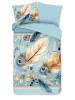 Pure Microvezel beddengoedset "Wizz" lichtblauw
