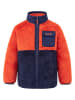 Kamik Teddy fleece vest "Shep" oranje/donkerblauw