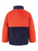 Kamik Teddy fleece vest "Shep" oranje/donkerblauw