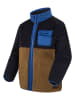 Kamik Teddy fleece vest "Shep" donkerblauw/lichtbruin