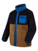 Kamik Teddy fleece vest "Shep" lichtbruin/donkerblauw