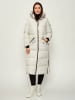 Woolrich Płaszcz puchowy "GTX" w kolorze kremowym