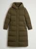 Woolrich Płaszcz puchowy "Cloud Madison" w kolorze khaki