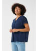 Cream Blouse donkerblauw