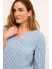 Cream Tunika w kolorze niebiesko-białym