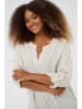 Cream Tunika in Weiß/ Grau