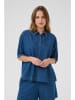 CULTURE Spijkerblouse blauw