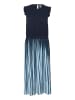 CULTURE Kleid in Dunkelblau/ Hellblau