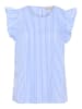 CULTURE Blouse lichtblauw/wit