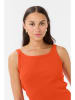 Kaffe Top in Orange