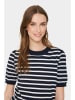 SAINT TROPEZ Gebreid shirt zwart