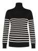 SAINT TROPEZ Rollkragenpullover in Schwarz