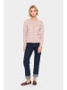 SAINT TROPEZ Cardigan in Rosa/ Beige