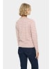 SAINT TROPEZ Cardigan in Rosa/ Beige