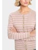 SAINT TROPEZ Cardigan in Rosa/ Beige