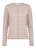 SAINT TROPEZ Cardigan in Rosa/ Beige