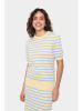 SAINT TROPEZ Gebreid shirt geel