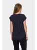 SAINT TROPEZ Bluse in Dunkelblau