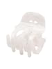 Eulenschnitt Haarspange "Herz Pearl" in Weiß - (B)3,5 x (H)4 x (T)4,5 cm