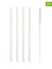 Eulenschnitt 4er-Set: Trinkhalme "Smiley" - (H)20 cm