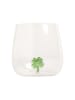 Eulenschnitt Trinkglas "Kleeblattfigur" - 370 ml