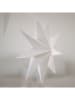 Eulenschnitt 3er-Set: Weihnachtssterne in Weiß