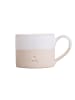 Eulenschnitt Tasse "Opa" in Beige/ Weiß - 220 ml