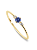 OR Carats Gold-Ring mit Diamanten und Edelstein