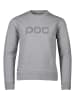 POC Koszulka funkcyjna "POC Crew Jr" w kolorze szarym