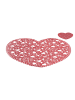 Villa d´Este 4-delige set: placemats & onderzetters rood