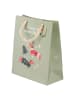 Villa d´Este Torebki prezentowe (12 szt.) "Natalotto" w kolorze zielonym - 22 x 26 x 10 cm