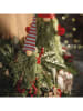 Villa d´Este Dekofigur ''Christmas Gnome'' in Grün/ Rot - (L)38 cm