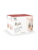 Villa d´Este 2er-Set: Jumbotassen ''Winter Village'' in Weiß/ Rot - 360 ml
