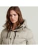 G-Star Doorgestikte mantel taupe
