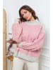 So Cachemire Pullover "Calinia" in Rosa/ Grau
