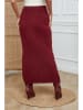So Cachemire Spódnica dzianinowa "Doristo" w kolorze bordowym