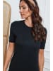 So Cachemire Strickkleid "Irish" in Schwarz