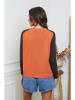 So Cachemire Pullover "Kaleis" in Orange/ Braun