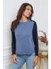 So Cachemire Pullover "Kaleis" in Blau/ Dunkelblau
