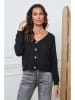 So Cachemire Cardigan "Laem" in Schwarz