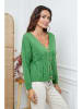 So Cachemire Vest "Laem" groen